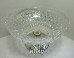 Hawkes Cut Glass Bowl with Sterling Silver Base Morris County Golf Club