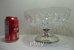 Hawkes Cut Glass Bowl with Sterling Silver Base Morris County Golf Club