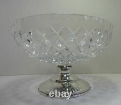 Hawkes Cut Glass Bowl with Sterling Silver Base Morris County Golf Club