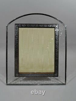 Hawkes Frame Picture Photo Antique Art Deco American Sterling Silver & Glass