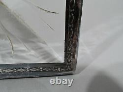 Hawkes Frame Picture Photo Antique Art Deco American Sterling Silver & Glass