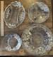 Heavy Sterling Overlay Vintage Glass Pieces