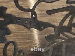 Heavy Sterling Overlay Vintage Glass Pieces