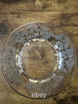 Heavy Sterling Overlay Vintage Glass Pieces