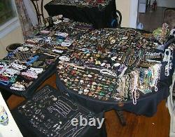 Huge Lot Vintage To Now Costume & Silver 925 Jewelry 50 Pounds All Wearable