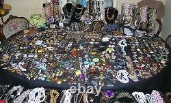 Huge Lot Vintage To Now Costume & Silver 925 Jewelry 50 Pounds All Wearable