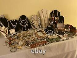 INCREDIBLE HIGH END VINTAGE TO MODERN RHINESTONE JEWELRY LOT Weiss Schriener