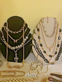 INCREDIBLE HIGH END VINTAGE TO MODERN RHINESTONE JEWELRY LOT Weiss Schriener