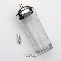 International Sterling Silver And Glass Royal Danish Cocktail Shaker 1939