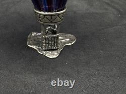 Italian Sterling Silver & Murano Glass Hot Balloon, 3 3/4