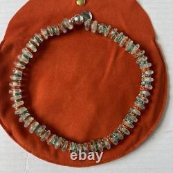 JULIETTA Heron Glass Color Necklace 925 Sterling Silver Magnetic Clasp NWT