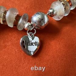 JULIETTA Heron Glass Color Necklace 925 Sterling Silver Magnetic Clasp NWT