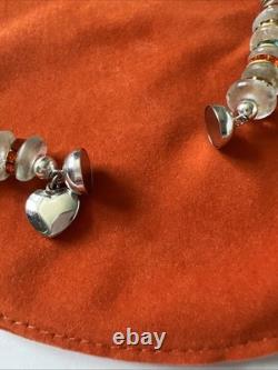 JULIETTA Heron Glass Color Necklace 925 Sterling Silver Magnetic Clasp NWT