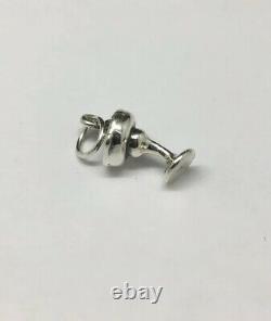 James Avery Sterling Silver Margarita Glass Charm Retired