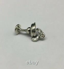 James Avery Sterling Silver Margarita Glass Charm Retired