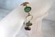 Jessica Lee Vintage Multi Color Sea Glass Bracelet In Sterling Silver