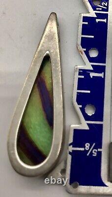 John Ditchfield / Lee Appleby Sterling Silver Stained Art Glass Pendant