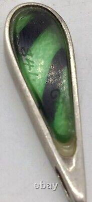 John Ditchfield / Lee Appleby Sterling Silver Stained Art Glass Pendant