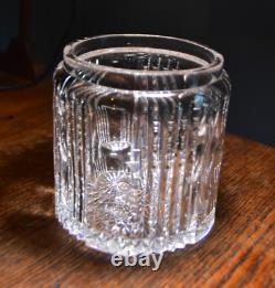 Large Cut Glass Humidor Sterling Silver Goodnow Jenks Boston Bidelow, Kennard, Co