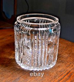 Large Cut Glass Humidor Sterling Silver Goodnow Jenks Boston Bidelow, Kennard, Co
