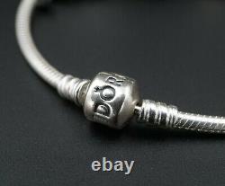 Loaded 13 Bead Pandora Sterling 14k Gold Charm Bracelet Bee XL Glass BS2420