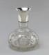 Lovely Antique American Brilliant Cut Glass Sterling Silver Carafe Vase Decanter