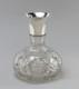 Lovely Antique American Brilliant Cut Glass Sterling Silver Carafe Vase Decanter