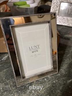 Lunt Sterling Silver 3.75 X 5.75 Sterling. 999 Beveled Glass