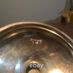 Lunt Sterling Silver (. 925) Basket with Glass Insert and Spoon, Baskets Type