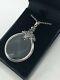 Magnifying Glass Silver 925 Necklace 24 Inch Chain Pendant Boxed Gift