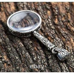 Magnifying Glass Silver Pendant