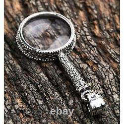 Magnifying Glass Silver Pendant