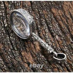 Magnifying Glass Silver Pendant