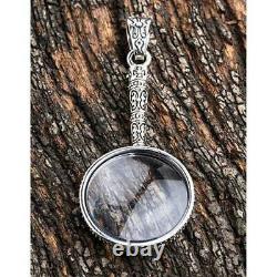 Magnifying Glass Silver Pendant