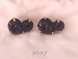 Mariquita Masterson Molten Glass Earrings in Sterling Silver 925 Clip On (33)