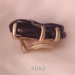 Mariquita Masterson Molten Glass Earrings in Sterling Silver 925 Clip On (33)