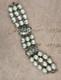 Mariquita Masterson Sterling Silver Sculpted Glass Triple-strand Bracelet