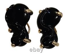 Mariquita Masterson Vintage Classic Black Glass In Sterling Silver