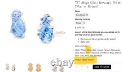 Mariquita Masterson Vintage Classic Black Glass In Sterling Silver