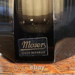 Moser Glass Sterling Silver 925 Greek Warrior Decanter 12.5