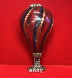 Murano Glass & Sterling Silver Hot Air Balloon