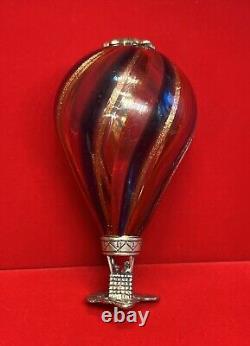 Murano Glass & Sterling Silver Hot Air Balloon