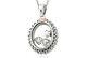 New Clogau Silver & Rose Gold Looking Glass Inner Charm Pendant £40 Off