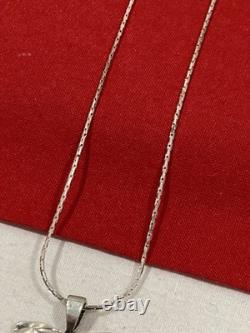 NEW OR PAZ PZ ISRAEL Sterling Silver 925 ROMAN GLASS Pendant 20 Necklace WithBOX