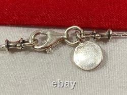 NEW OR PAZ PZ ISRAEL Sterling Silver 925 ROMAN GLASS Pendant 20 Necklace WithBOX