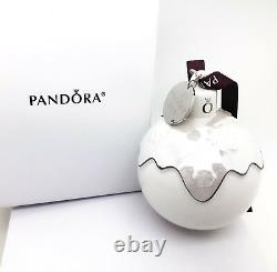 NEW PANDORA Limited 2018 Christmas Holiday Porcelain Ornament With Gift Box