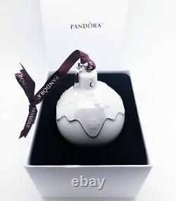 NEW PANDORA Limited 2018 Christmas Holiday Porcelain Ornament With Gift Box