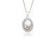 New Welsh Clogau Silver & Rose Gold Looking Glass Inner Charm Pendant £40 Off