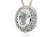 New Welsh Clogau Silver & Rose Gold Looking Glass Pendant (22) £50 Off