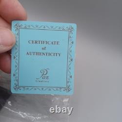 NWOT OR PAZ STERLING SILVER 925 ROMAN GLASS LINK BRACELET 6.75 ISRAEL PZ Nice